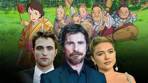 Oct 17, 2023 · Hayao Miyazaki’s ‘The Boy and the Heron’ Announces English Voice Cast: Christian Bale, Florence Pugh and Robert Pattinson to Star. Miyazaki’s first animated feature in 10 years, “ The ... 